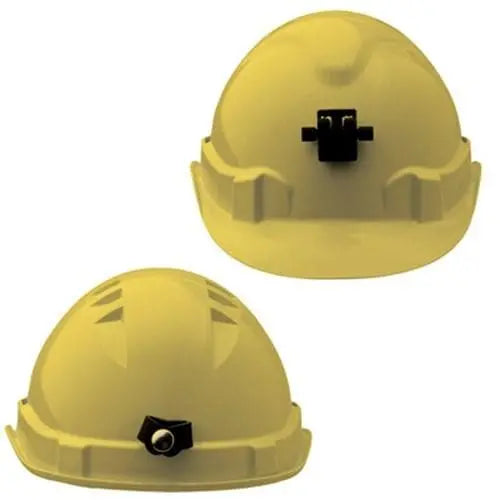 Pro Choice Hard Hat (V6) - Vented, 6 Point Push-lock Harness C/w Lamp Bracket X 20 - HHV6LB PPE Pro Choice YELLOW